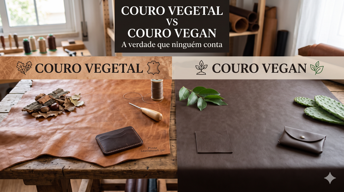 Couro vegetal vs couro vegan – diferenças entre curtimenta vegetal e materiais sintéticos