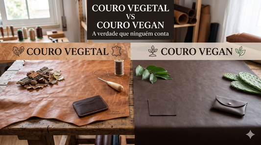 Couro vegetal vs couro vegan – diferenças entre curtimenta vegetal e materiais sintéticos