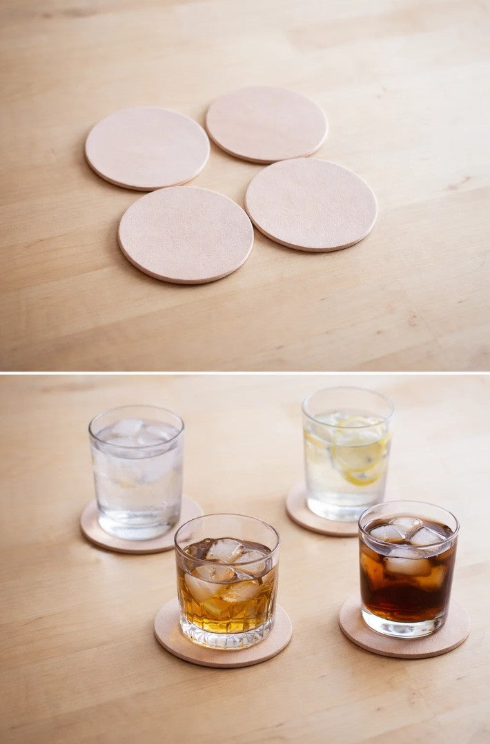 Elevating the Style of Your Table: Individual Leather Coaster