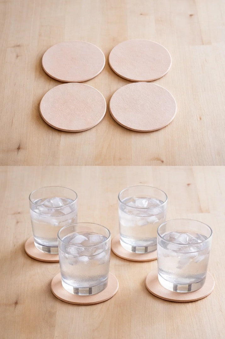 Elevating the Style of Your Table: Individual Leather Coaster