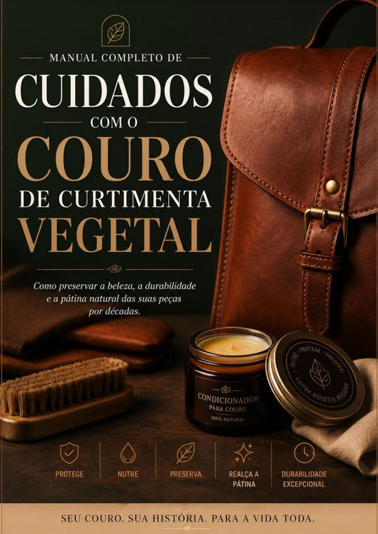 Manual de Cuidados — Couro de Curtimenta Vegetal — Pinto Leathercraft